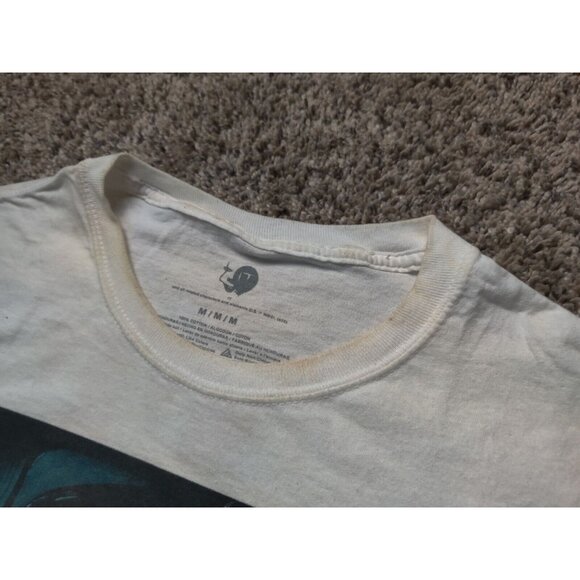 IT The Movie Shirt Adult Mens Medium White Red Evil Clown Short Sleeve - Picture 4 of 16
